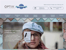 Tablet Screenshot of optixeyecare.com