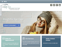 Tablet Screenshot of optixeyecare.net